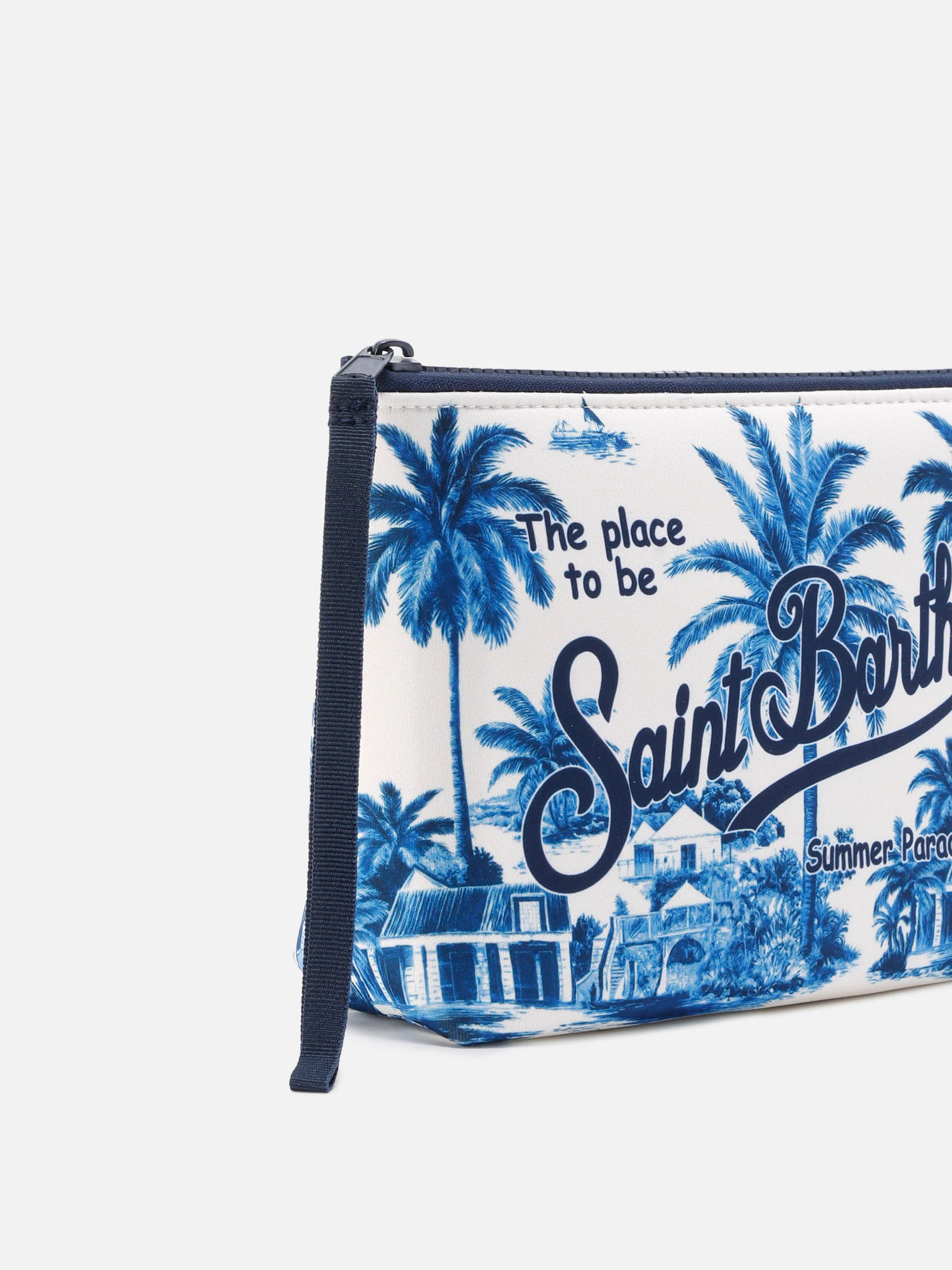 POCHETTE TOILE BLU