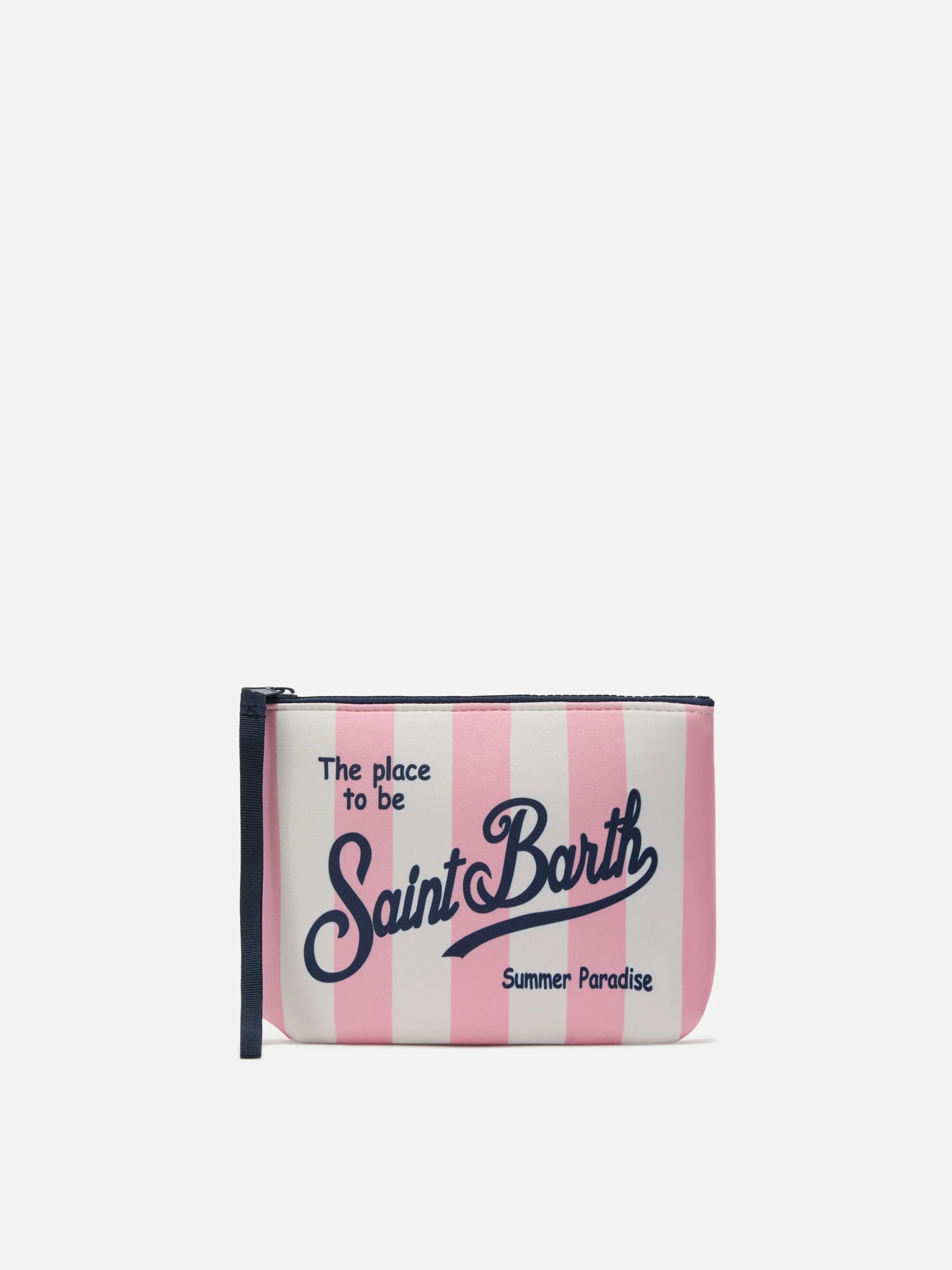 POCHETTE RIGHE ROSA