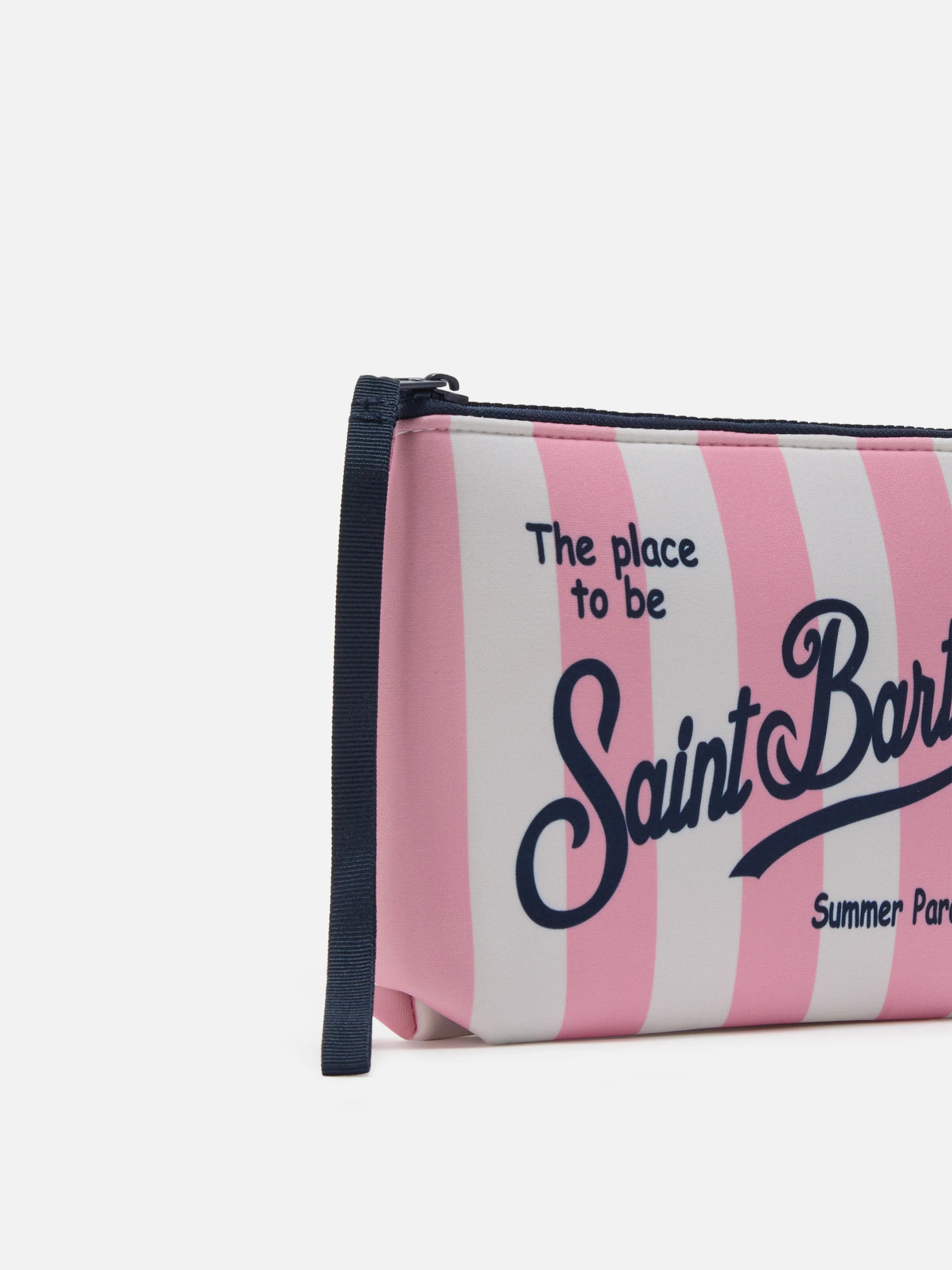 POCHETTE RIGHE ROSA