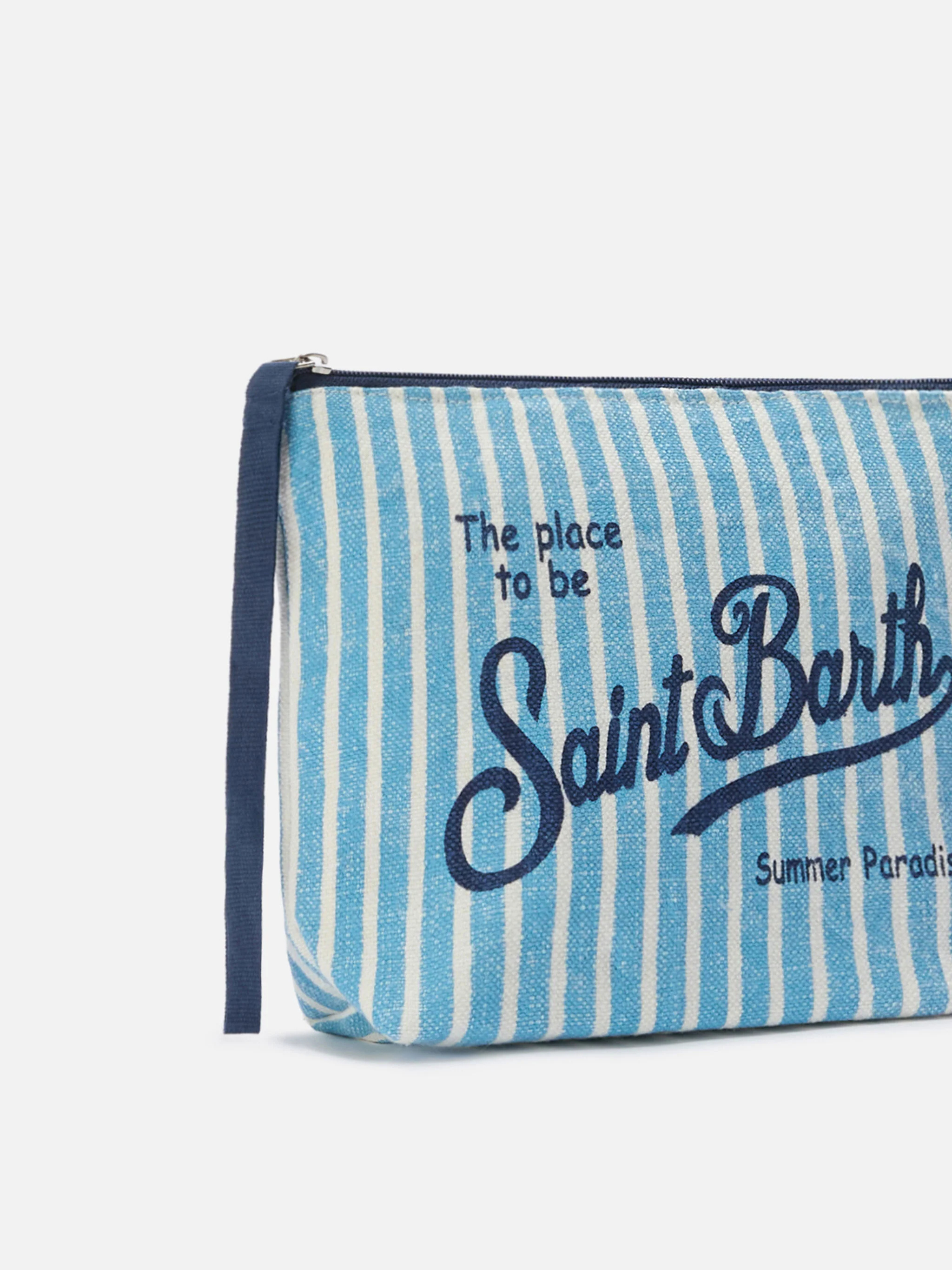 POCHETTE RIGHE AZZURRE