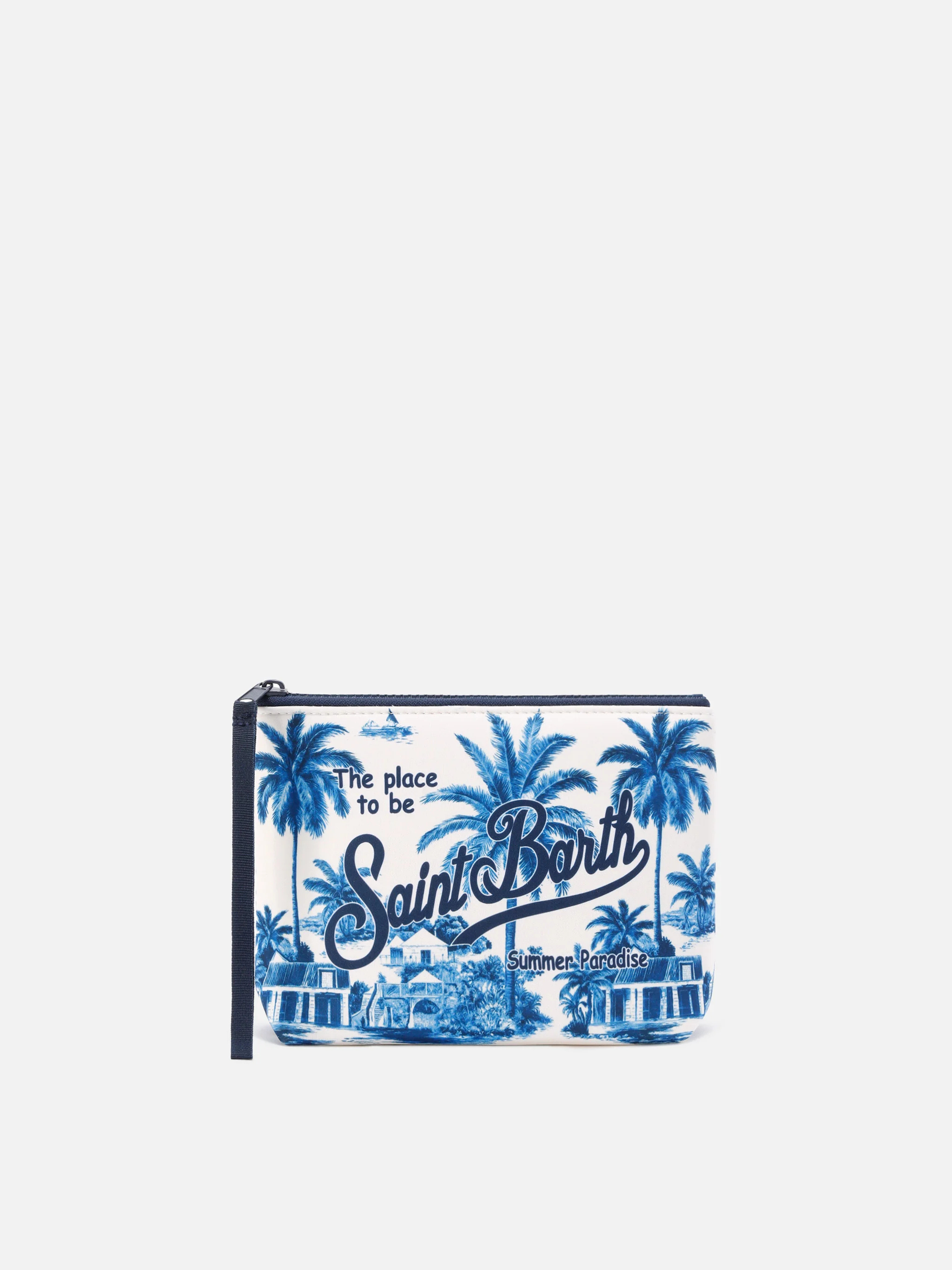 POCHETTE TOILE BLU