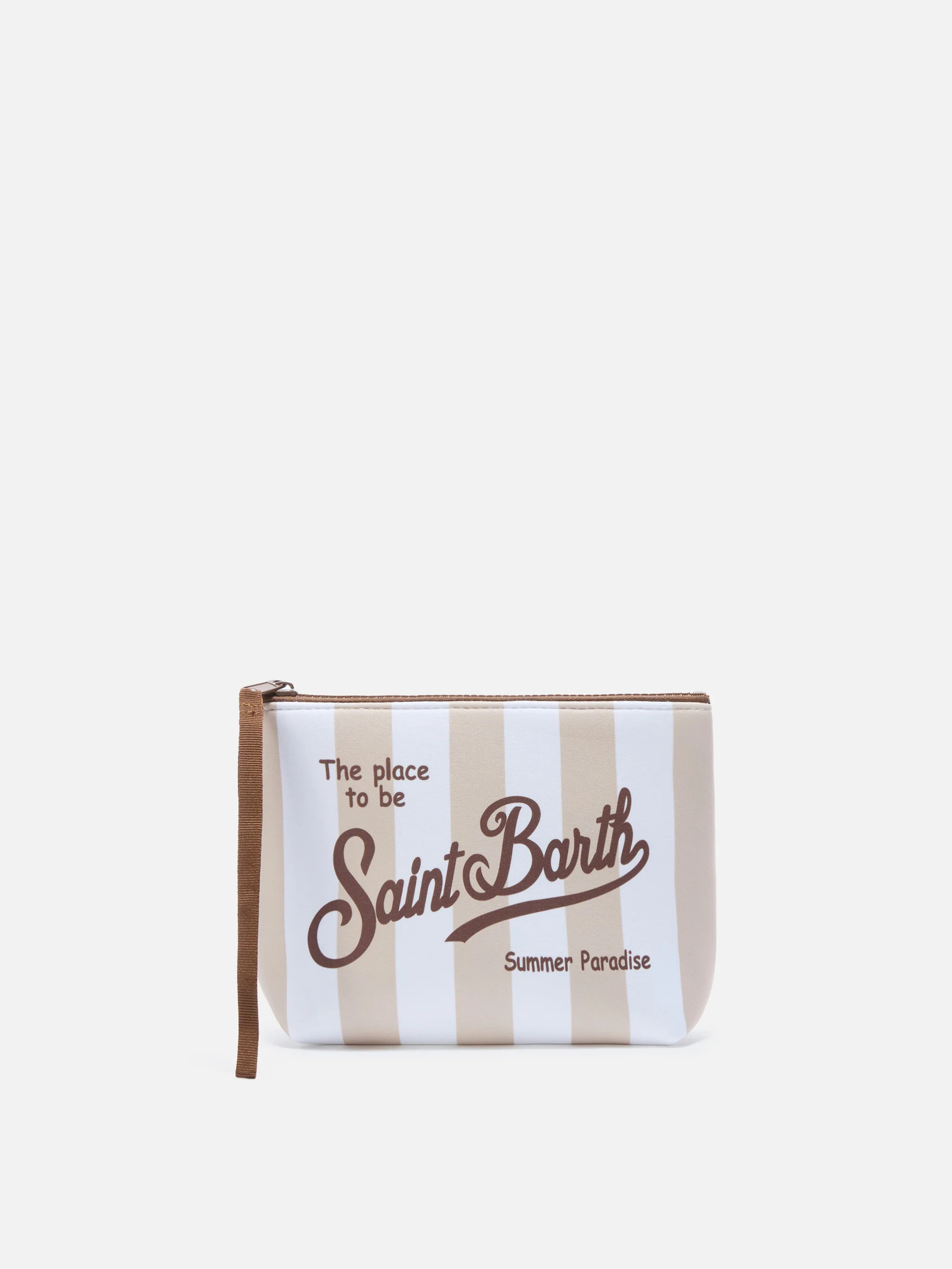 POCHETTE RIGHE BEIGE