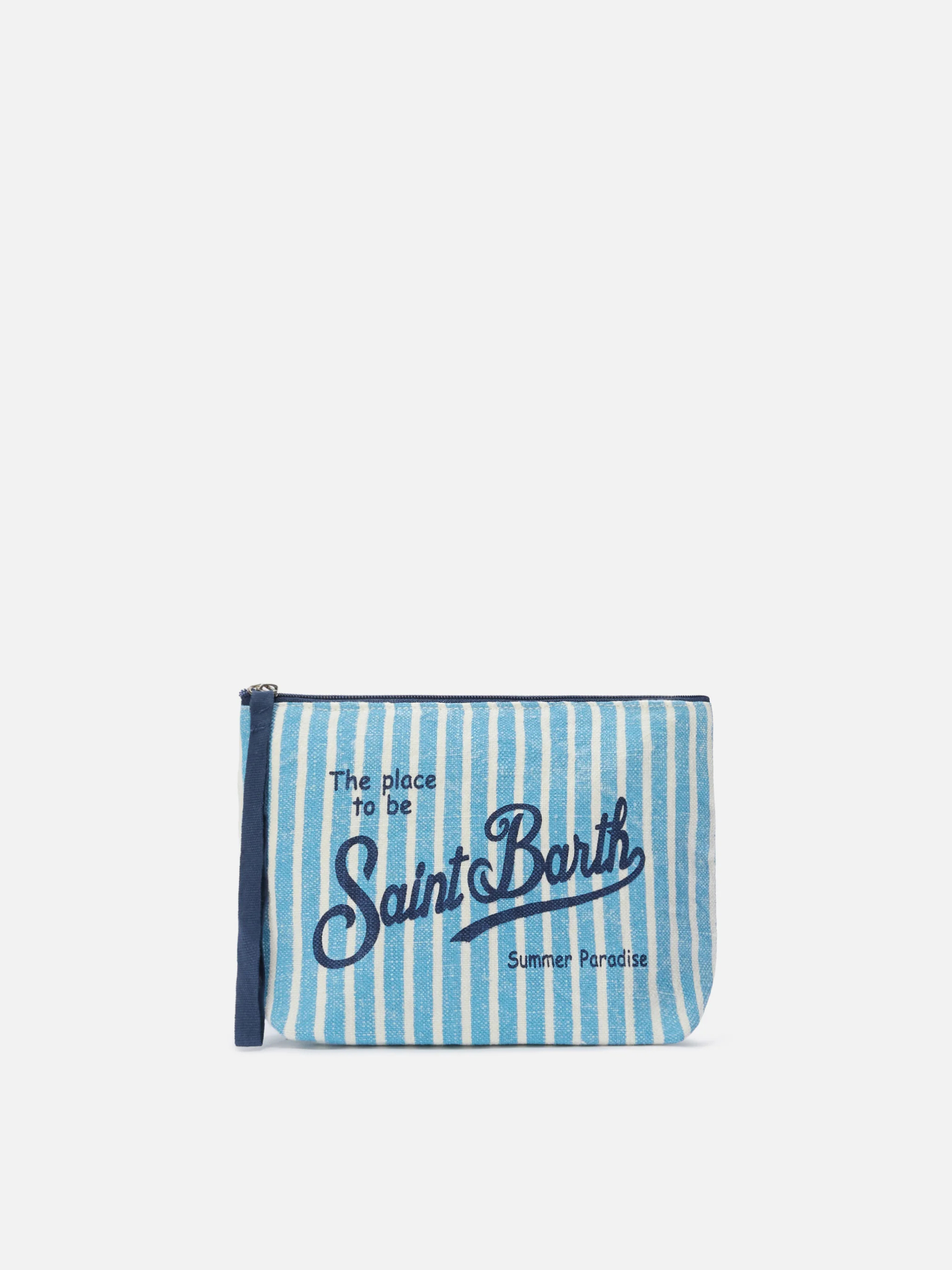 POCHETTE RIGHE AZZURRE